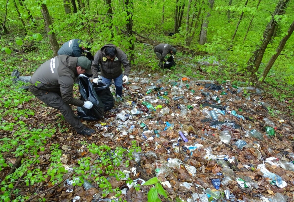 Rampă clandestină de deșeuri la marginea Reșiței, în Parcul Național Semenic – Cheile Carașului