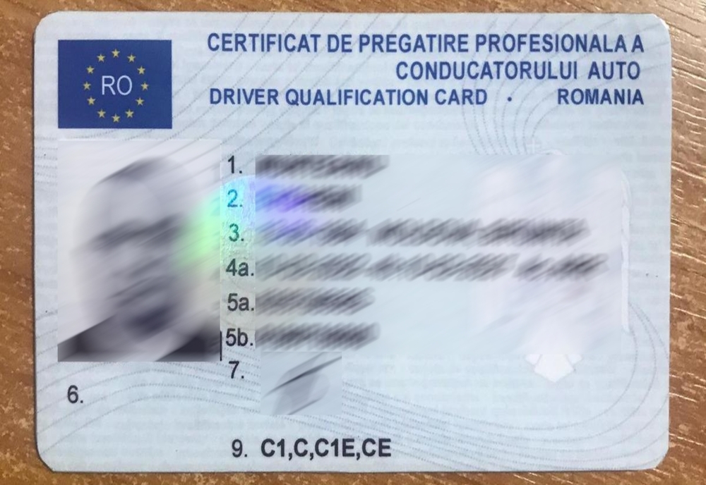 Certificat de pregătire profesională fals descoperit la frontieră