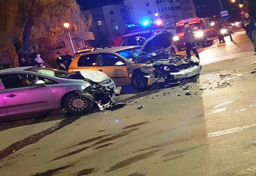 Trei persoane rănite într-un accident rutier produs în Slatina