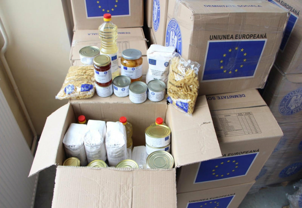Ajutoarele alimentare au sosit în judeţul Giurgiu. Aproape 26.000 de persoane defavorizate vor beneficia de aceste pachete