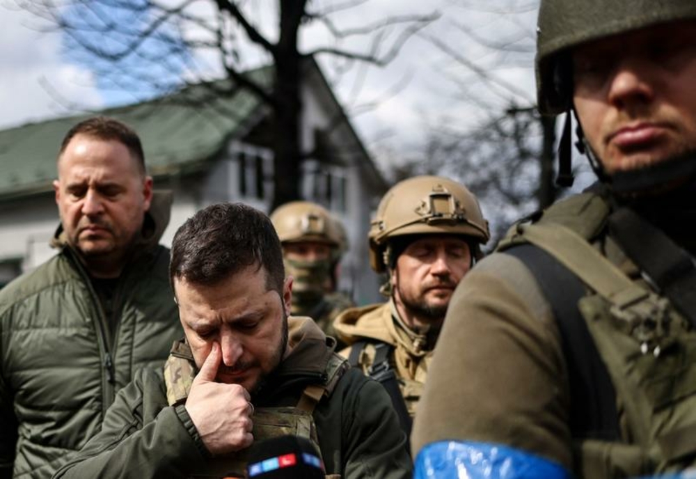 Zelenski: Refuzul lui Macron de a denunţa un ”genocid” în Ucraina al armatei ruse este ”foarte dureros”