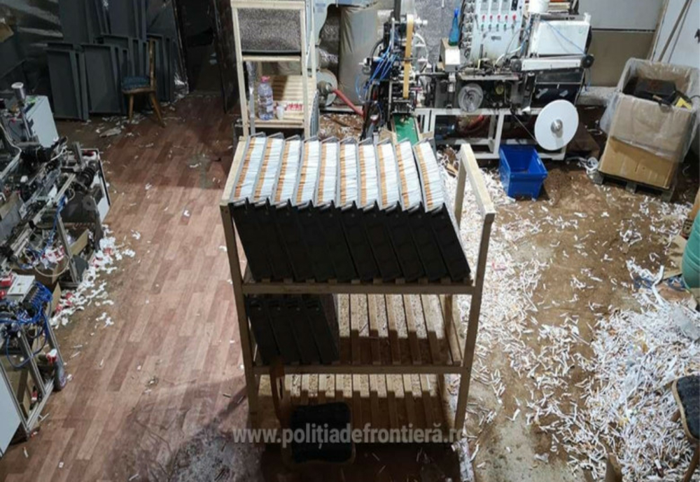 Fabrică ilegală de țigări, descoperită în Neamţ