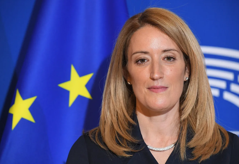 Roberta Metsola, preşedinţa Parlamentului European, merge la Kiev