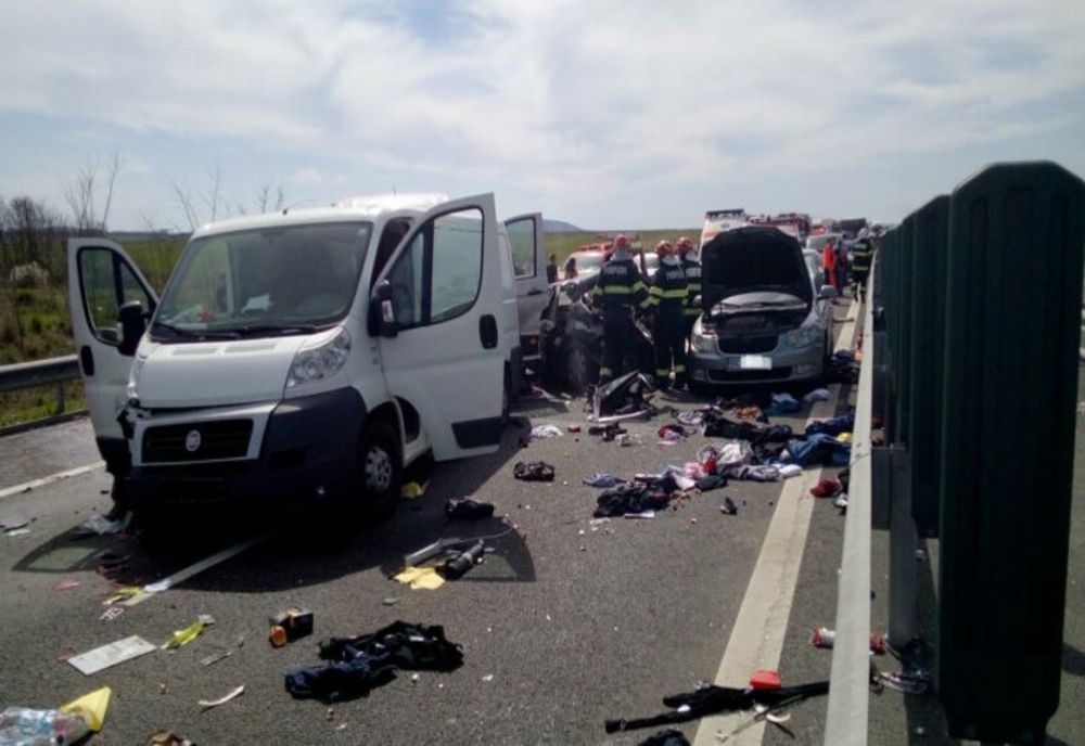 Accident CUMPLIT  pe Autostrada A1 Deva-Nădlac : trei morți, printre care și un copil