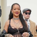 Rihanna rupe barierele stilului tradițional de gravidă