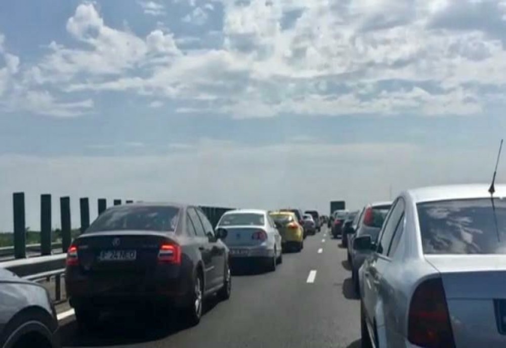 S- a circulat în condiții de aglomerație pe autostrada A1 București-Pitești