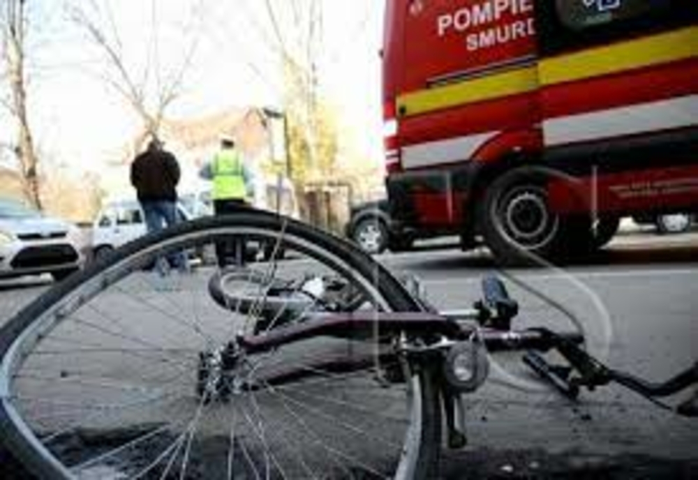 Prahova. Biciclist rănit într-un accident pe DN1B