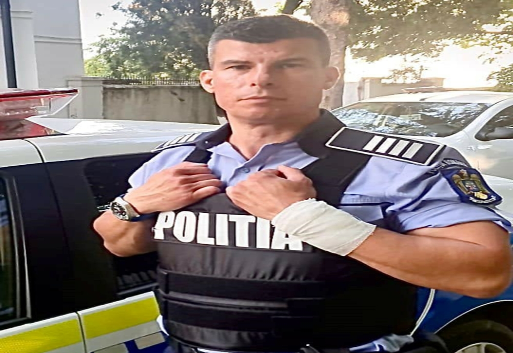 Un poliţist din Corbeanca şi-a pus viaţa în pericol pentru imobiliza un bărbat agresiv care a luat ostatic un coleg şi l-a ameninţat cu cuţitul