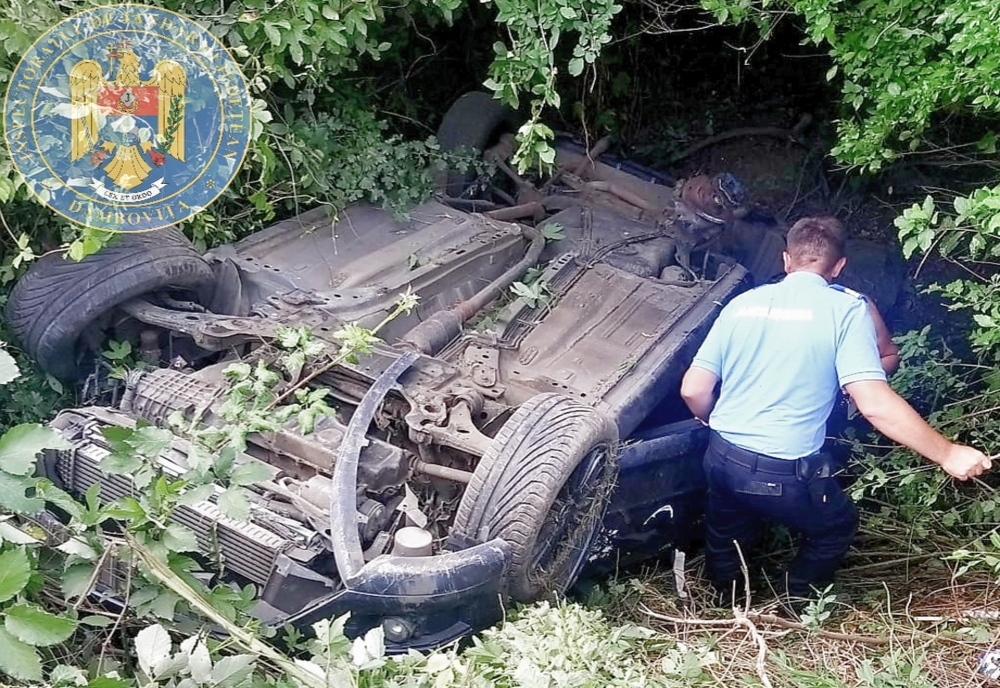 Dâmbovița: Cei doi adulți și minorul de 7 ani răniți în accidentul de la Mija, salvați de jandarmi