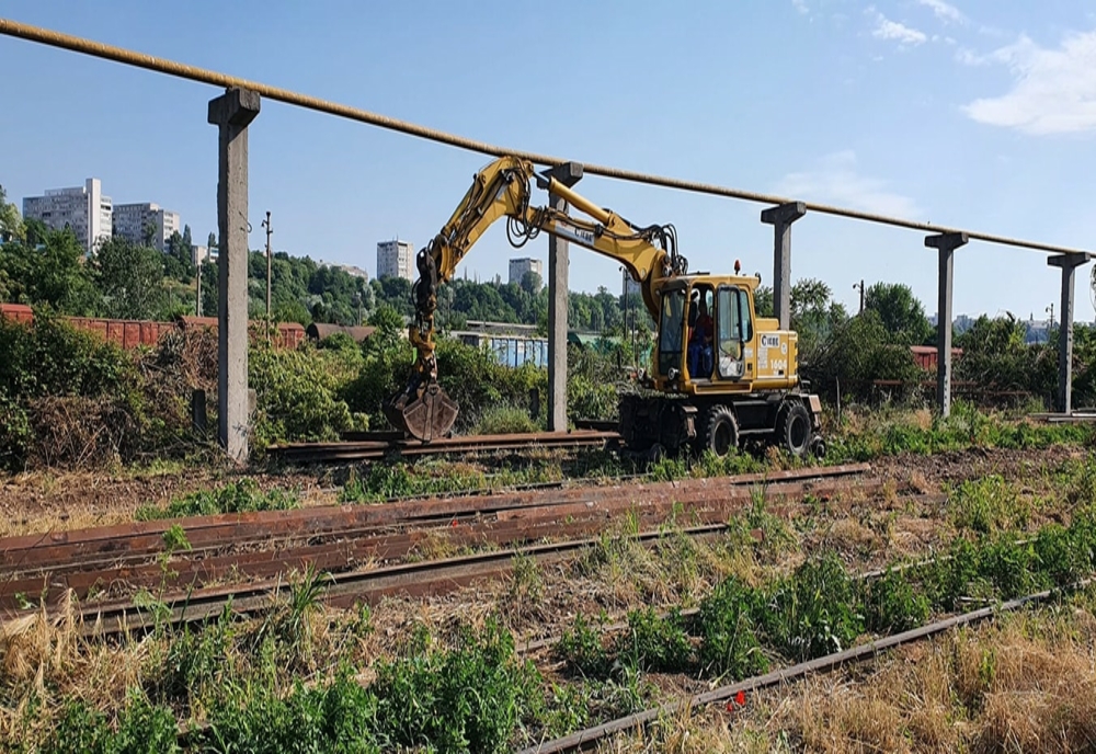 Au început lucrările de reparații la infrastructura feroviară din incinta Portului Constanța