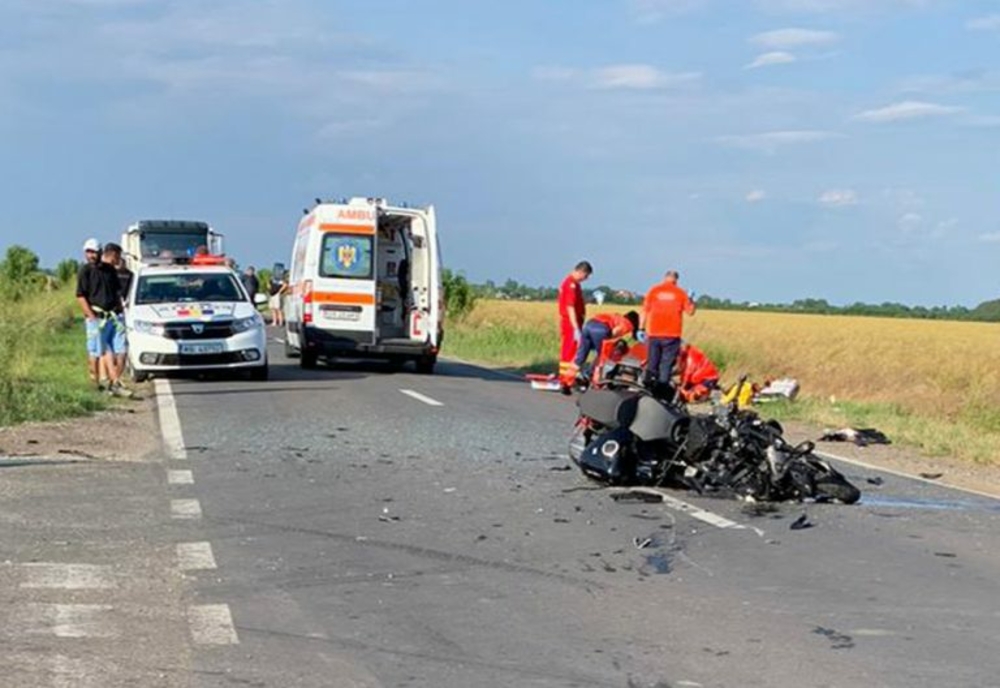Accident mortal  pe DN41, la Băneasa. Un motociclist a decedat după ce a intrat în coliziune cu un autoturism