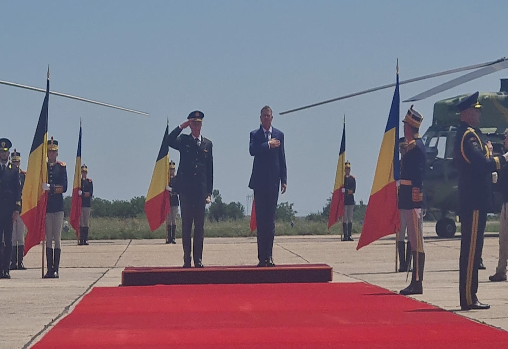 VIDEO FOTO Regele Belgiei, vizită la Baza 57 Aeriană Mihail Kogălniceanu