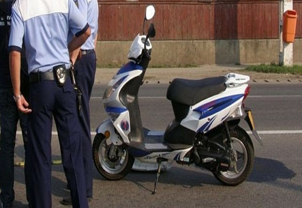 Polițiști locali pe scutere, prin Reșița
