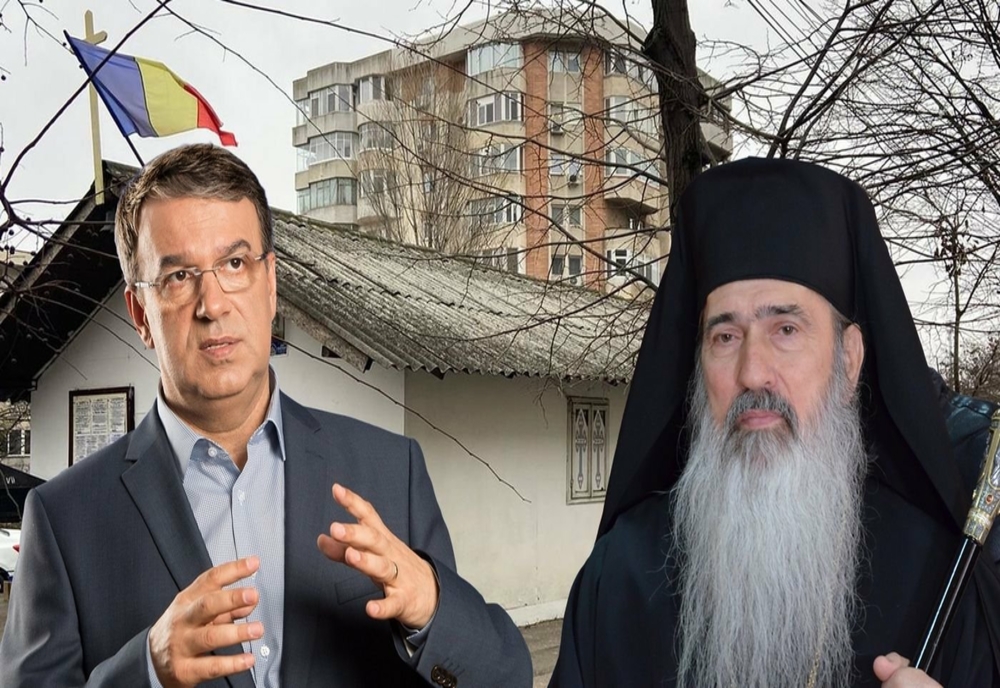Judecătoria Constanța a suspendat decizia privind demolarea bisericii de pe trotuar