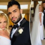 Povestea rochiei Versace purtată de Britney Spears la nunta ei cu Sam Asghari