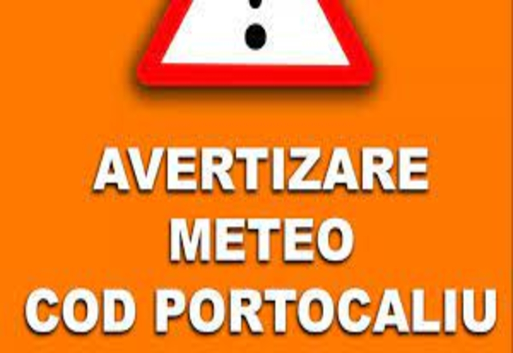 Avertizare RO-ALERT COD PORTOCALIU pentru 6 localități din Bistrița-Năsăud