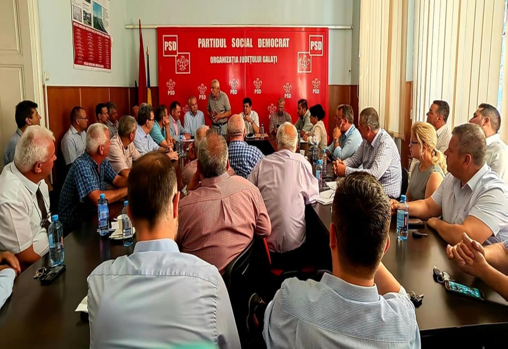 Întâlnire a ministrului Petre Daea cu primarii și parlamentarii PSD Galați