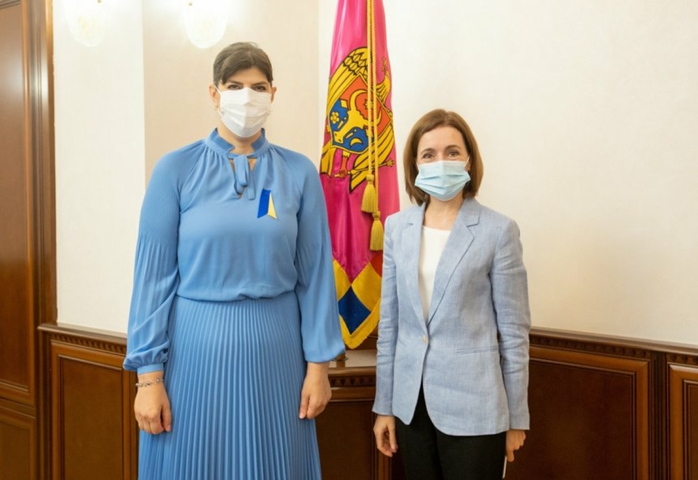 Președintele Republicii Moldova, întâlnire cu procurorul-şef european: Eliminarea flagelului corupţiei este importantă