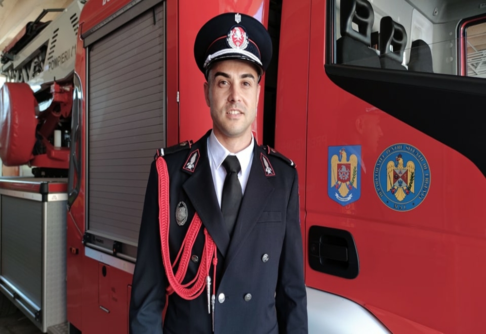 Olt: Absolvent al Facultăţii de Pompieri, noul şef al Staţiei Stoeneşti