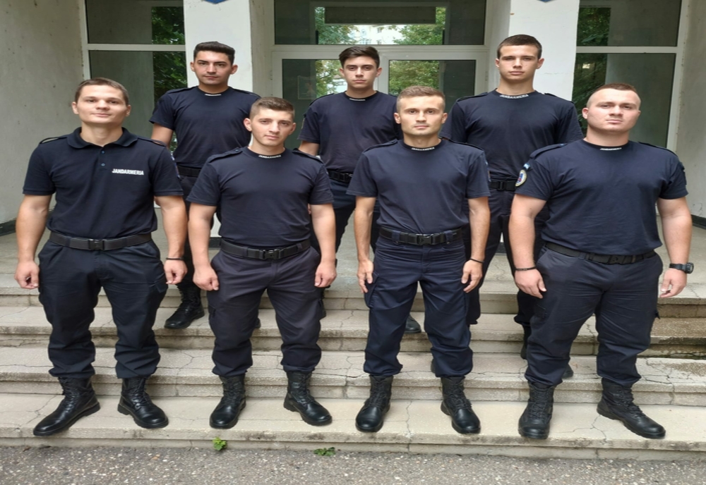 Elevi jandarmi în practică la Inspectoratul de Jandarmi Judeţean Giurgiu
