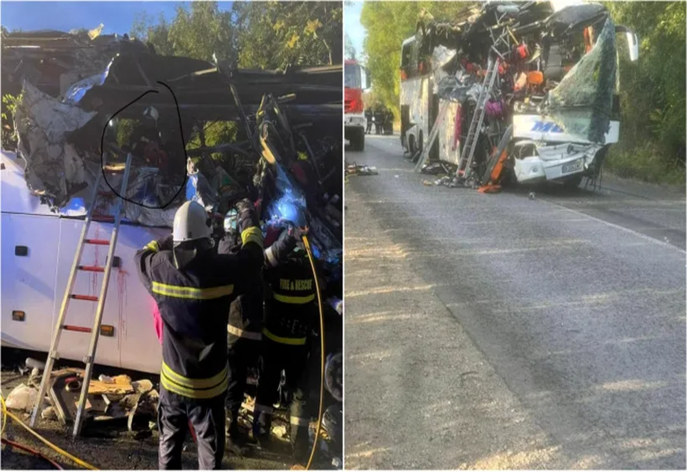 Accident grav în Bulgaria! Un autocar românesc a fost zdrobit. Patru români au murit