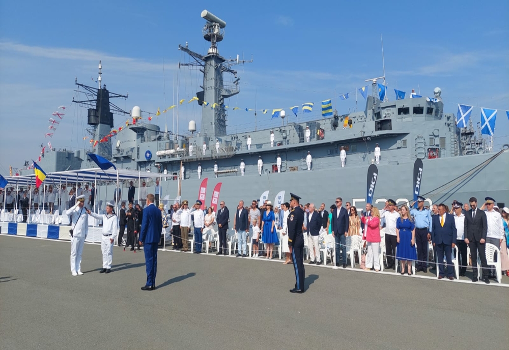 VIDEO Ziua Marinei Române. Klaus Iohannis ş iNicolae Ciucă, la ceremoniile din Portul Militar