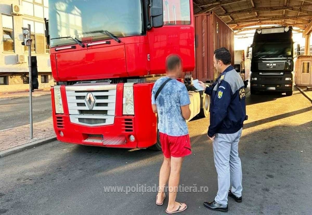 Cetăţean român cu permis de conducere suspendat, oprit la P.T.F. Galaţi