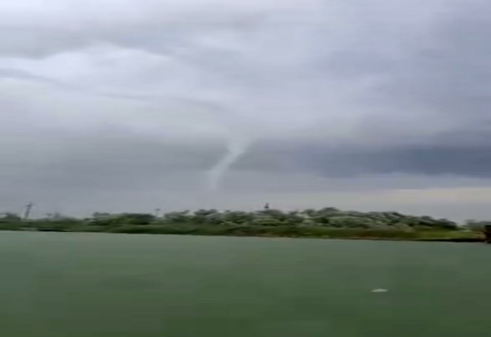VIDEO Fenomen meteo extrem. Tornadă la Sulina