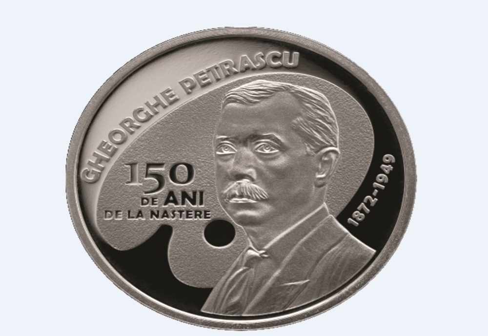 BNR va lansa în circuitul numismatic o monedă din argint cu tema 150 de ani de la nașterea lui Gheorghe Petrașcu