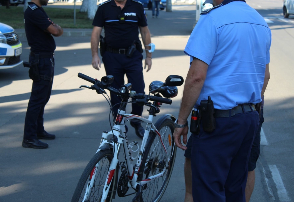 Aproape 100 de bicicliști amendați în câteva ore, la Timișoara