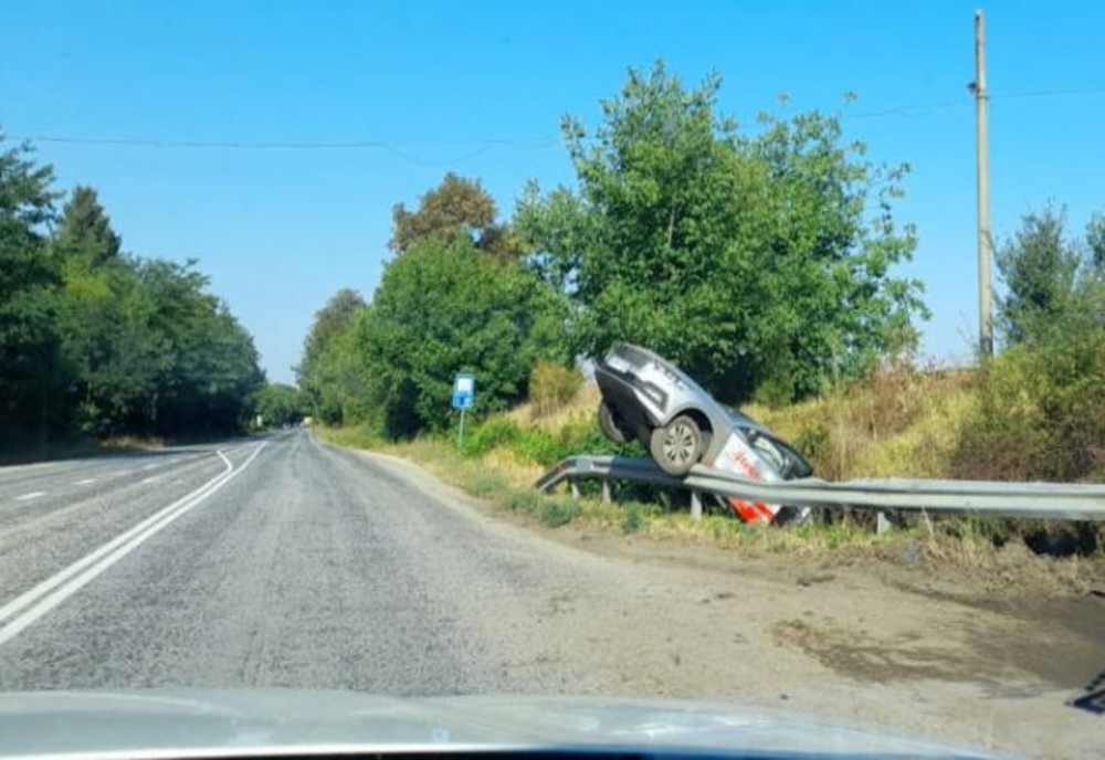 Maşină din România, implicată într-un accident în Bulgaria, pe E85