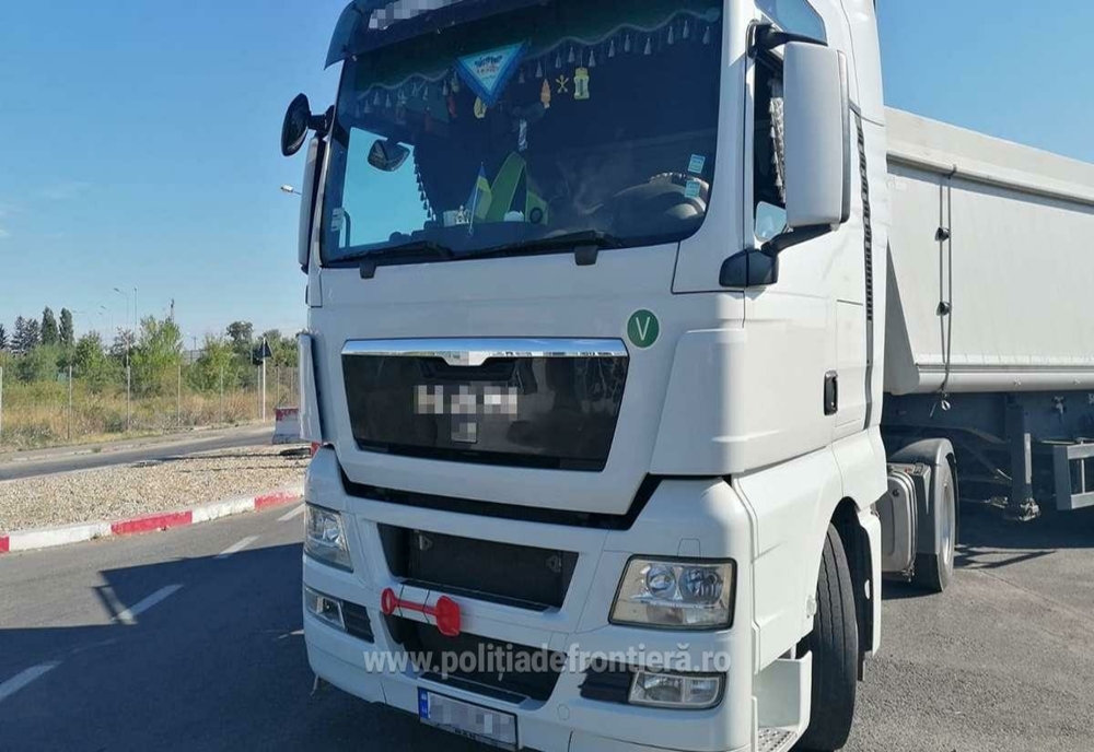 Cap tractor căutat de autoritățile belgiene, depistat în Vama Halmeu