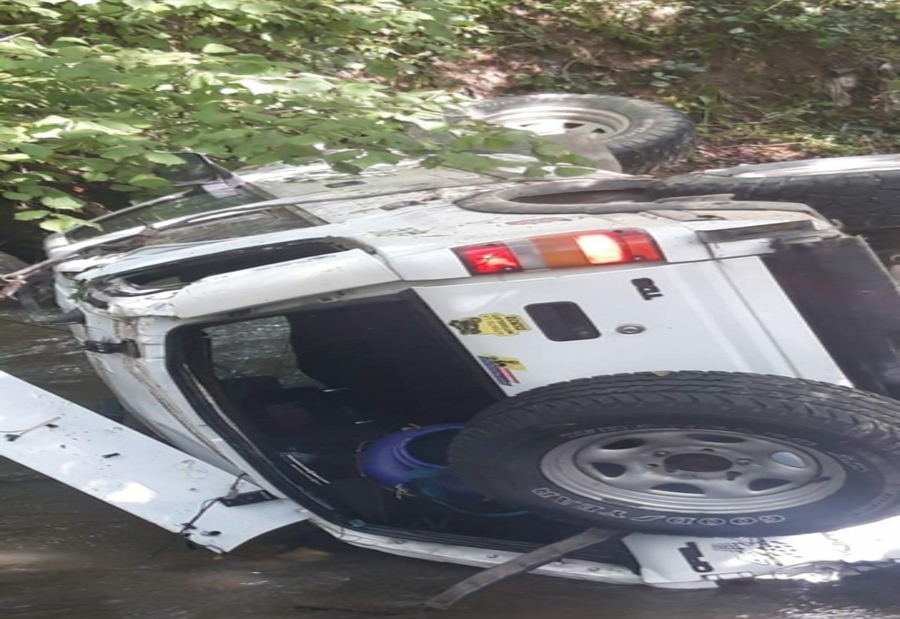 Accident mortal pe o șosea din Caraș-Severin: tânăr de 19 ani, mort după ce a căzut cu mașina în apă