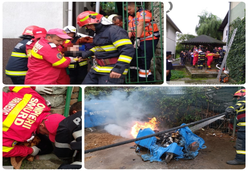 Sute de intervenţii ale pompierilor din Dâmboviţa