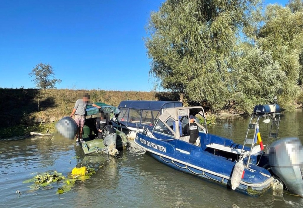 Motoare de ambarcațiuni, furate în Franța, găsite în Delta Dunării