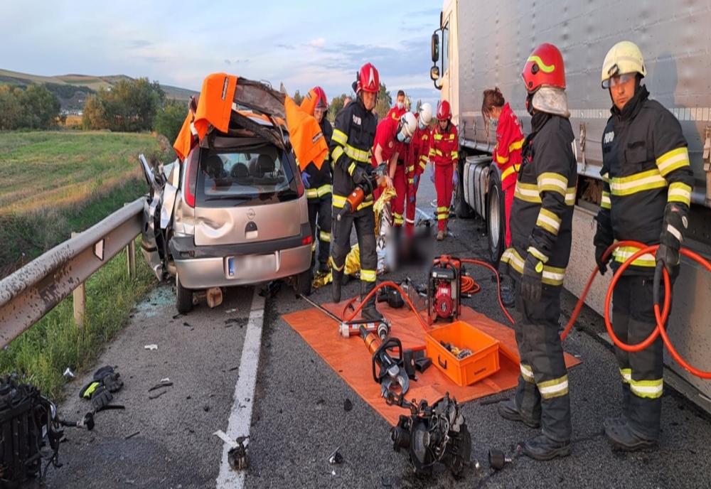 Accident cumplit pe centura Apahida-Vâlcele! O șoferiță din Bistrița a murit, după un impact violent cu un TIR condus de un maramureșean