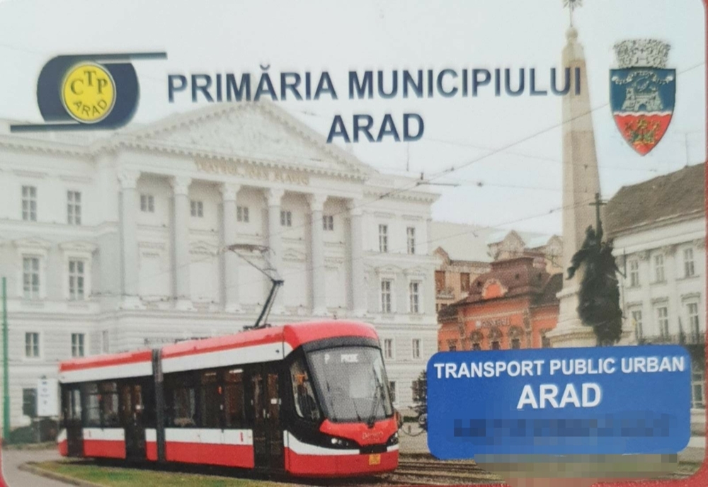 La Arad începe distribuirea cardurilor pentru transportul în comun