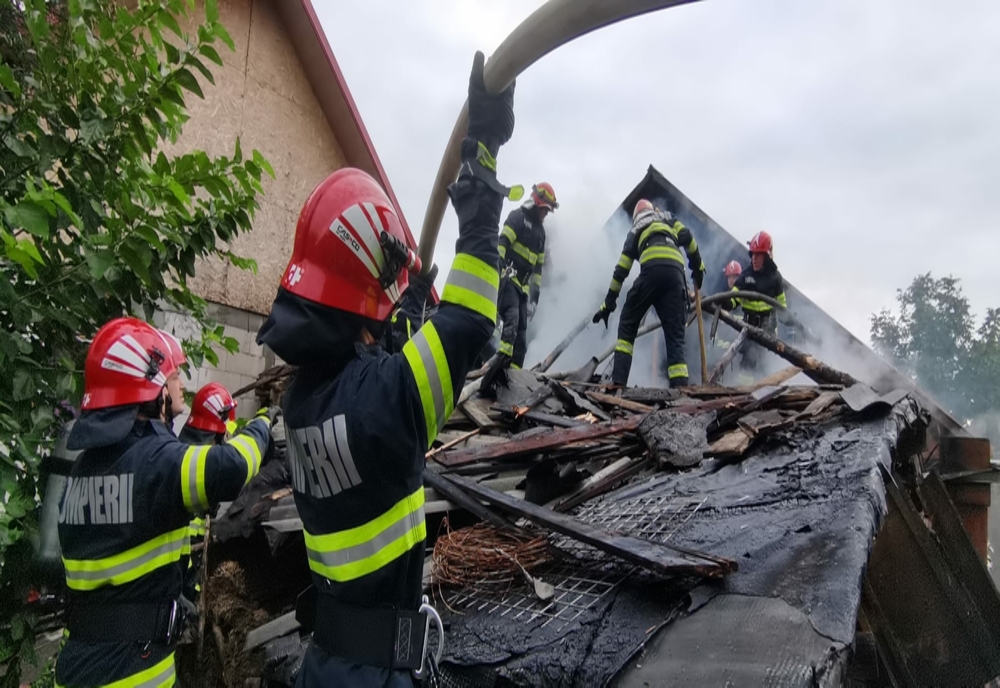 Un bărbat din Voinești a murit în flăcările care i-au cuprins casa