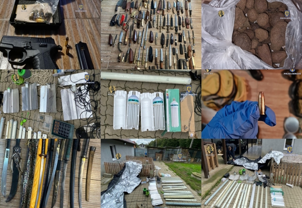 Șapte traficanți de droguri din Mureș, reținuți în urma a 13 percheziții domiciliare! Captură impresionantă de substanțe interzise