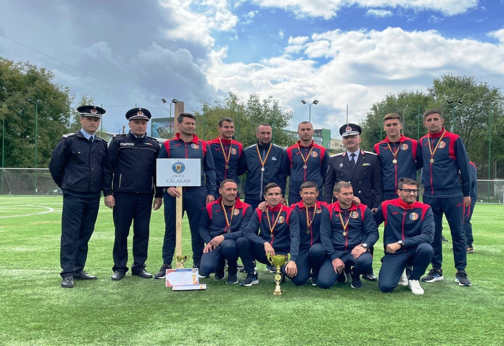 I.S.U. Călăraşi, locul IV la competiția națională a pompierilor