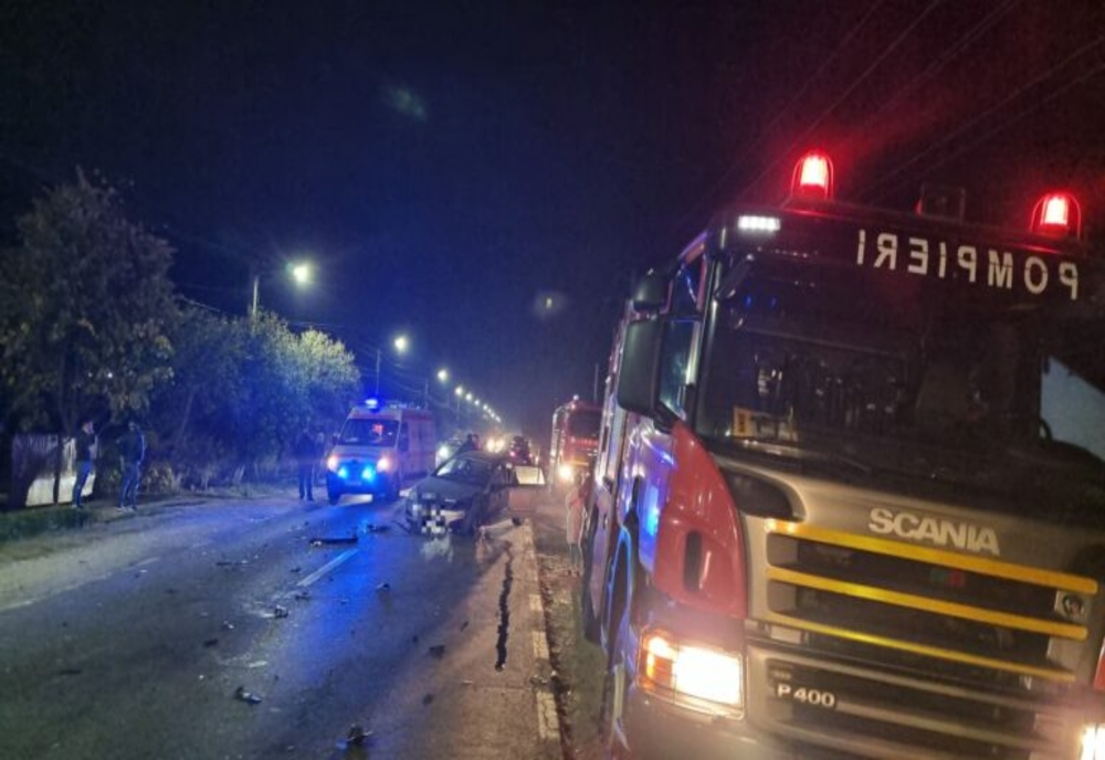 Dâmboviţa. Patru persoane rănite într-un accident rutier pe DN72, la Măneşti