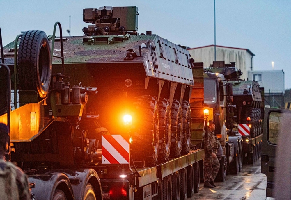 MApN anunță că două convoaie cu tehnică militară franceză au intrat în România, prin vestul țării