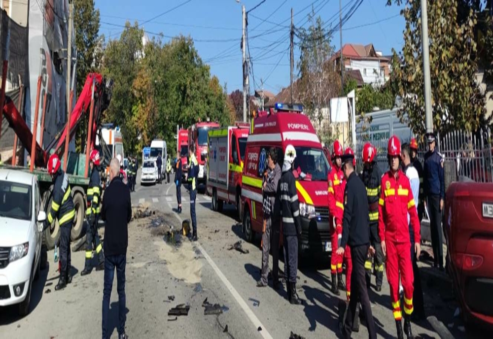 Un bărbat a murit într-un grav accident, în Slatina (VIDEO)