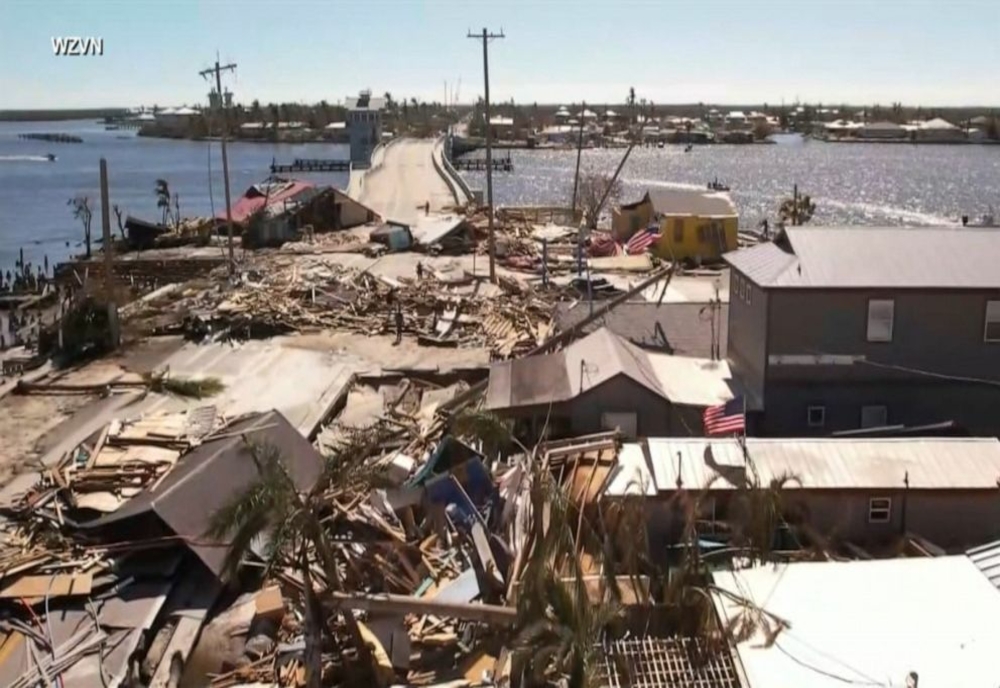 Bilanțul victimelor uraganului Ian: 44 de morţi în Florida