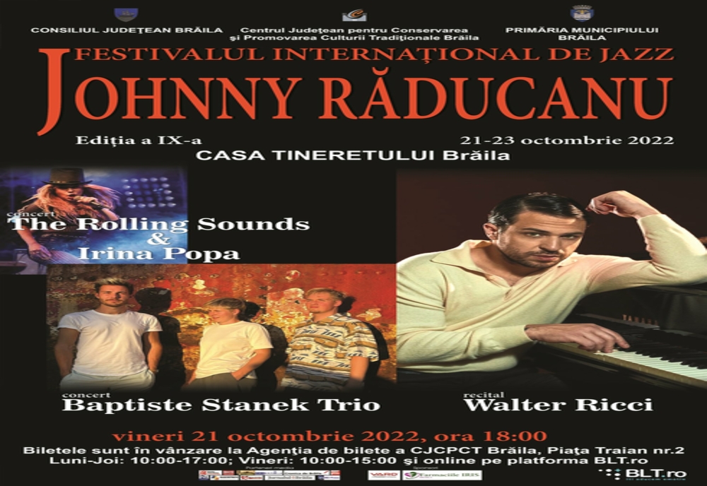 Treisprezece concurenți selectați pentru secțiunea Concurs la Festivalul Internaţional de Jazz Johnny Răducanu