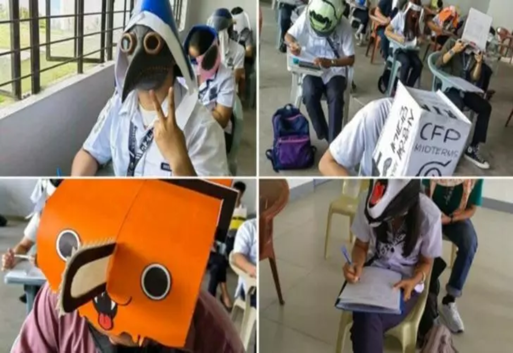 „Pălăriile anti-copiat” ale unor studenți din Filipine, virale pe rețelele de socializare | FOTO