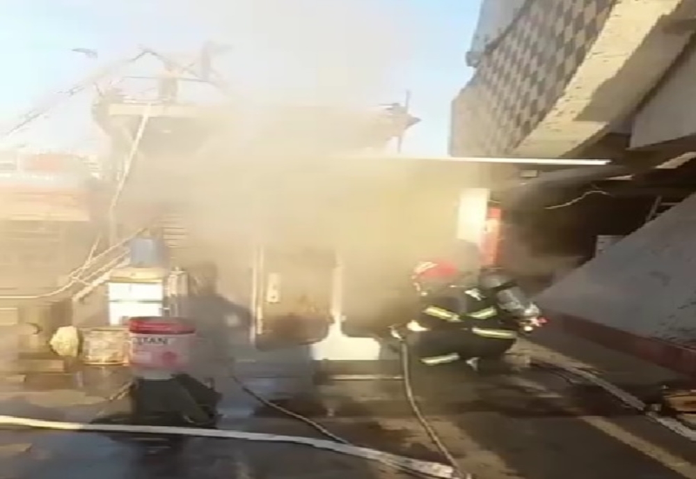 Incendiu în Port Docuri din Galați