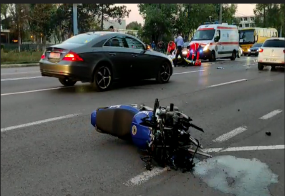 VIDEO Motociclist mort într-un teribil accident în Mamaia