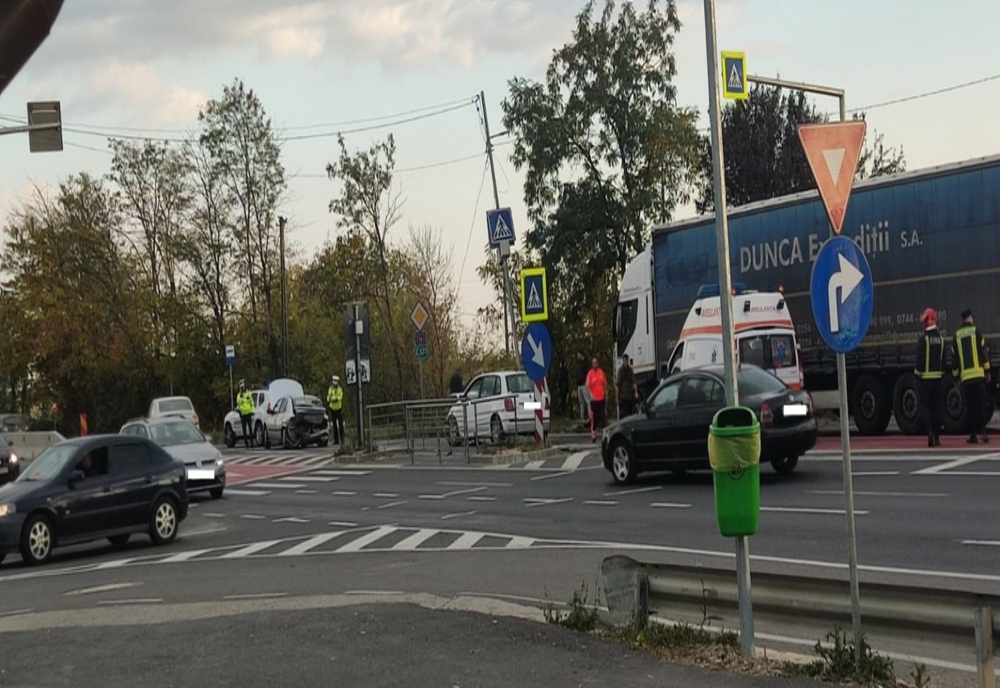 Prahova. Accident pe DN1B, la Bucov. O femeie în vârstă de 48 de ani a fost rănită