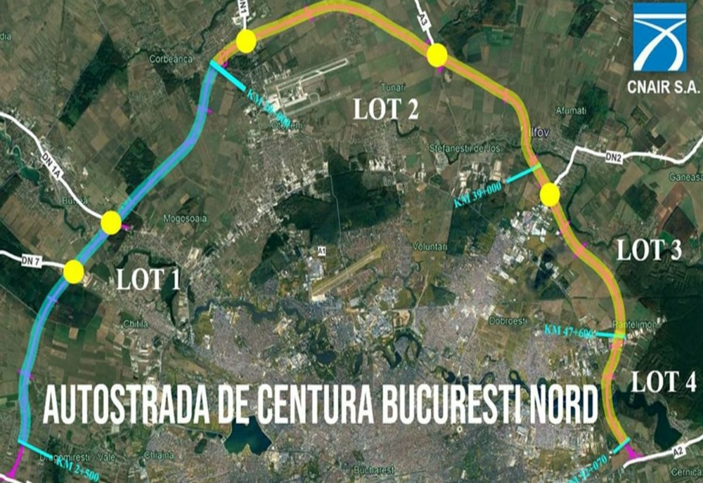 Ilfov. O asociere de firme româno-italiene a câştigat contractul pentru Lotul 1 al Autostrăzii de Centură Bucureşti Nord